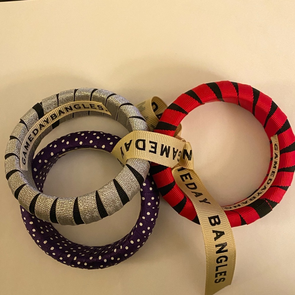 Set of 3 Game Day Bangles. Brand new! - Picture 1 of 3
